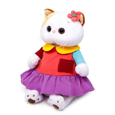 Мягкая игрушка «Кошечка Ли-Ли», в ярком платье, 27 см