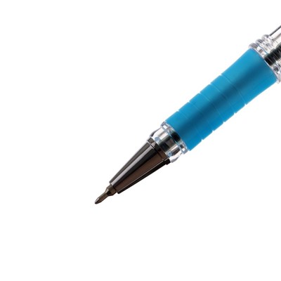 Ручка шариковая 0.4 мм, I-10, чернила синие, грип