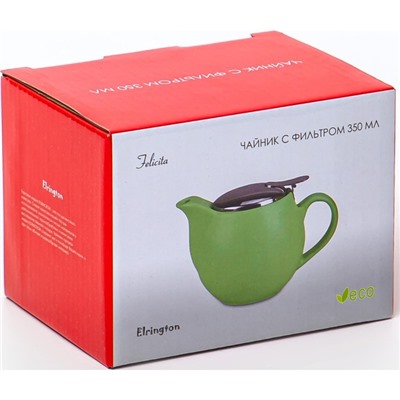 Чайник с фильтром Elrington «Феличита», 350 мл, цвет фиолетовый