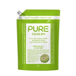 PURE VIRGIN MOJITO DISH DETERGENT Средство для мытья посуды с ароматом лайма и мяты 1000мл