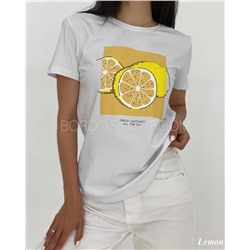 Футболка «Lemon» (белый) One Size Турция