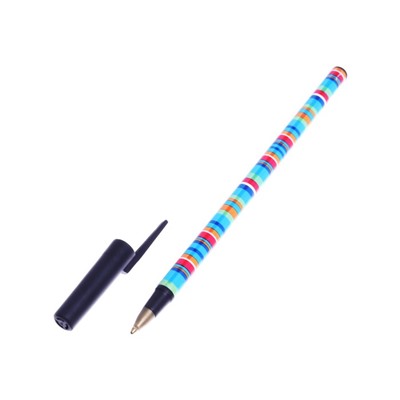 Ручка шариковая Calligrata, 0.5 мм, стержень синий, с рисунком, МИКС