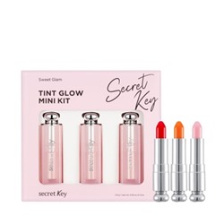secret Key Sweet Glam Tint Glow Mini Kit Набор: Тинт розовый, Тинт ягодный, Тинт апельсиновый