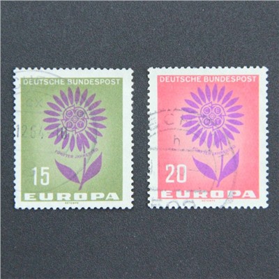 Набор марок EUROPA, Германия 1964 год (2 шт)