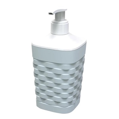 Дозатор пластиковый для жидкого мыла 78*78*165 мм в ассортименте Reef Полимербыт (1/16)