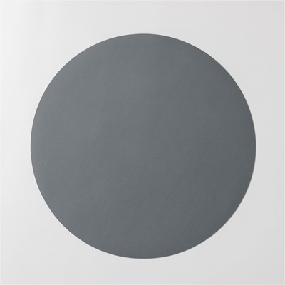 Салфетка сервировочная на стол «Тэм», d=35 см, цвет тёмно-серый