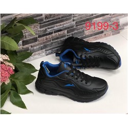 Мужские кроссовки 9199-3 черно-синие