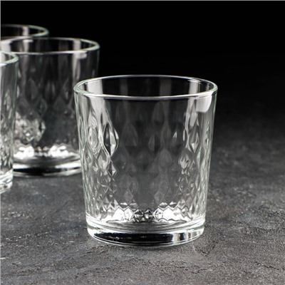 Набор стаканов низких «Геометрия», 250 мл, 6 шт