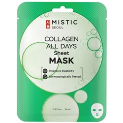 Тканевая маска для лица с коллагеном MISTIC COLLAGEN ALL DAYS Sheet mask