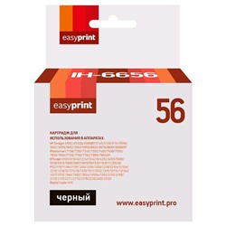 Картридж EasyPrint IH-6656 (C6656AE/6656AE/56) для принтеров HP, черный