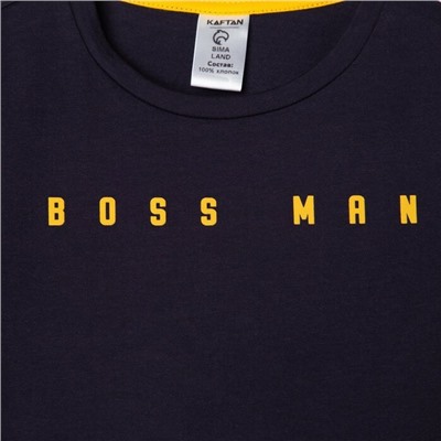 Футболка детская KAFTAN "Boss man"