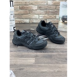 Мужские кроссовки А079-2 темно-серые с черным