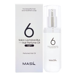 MASIL 6 SALON LACTOBACILLUS HAIR PERFUME OIL(LIGHT) Лёгкое парфюмированное масло для волос c лактобактериями