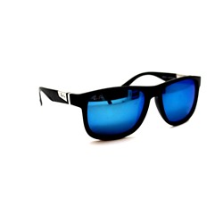Распродажа солнцезащитные очки R 8215-1 черный матовый голубой