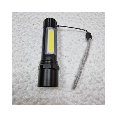 [34474] Фонарь аккумуляторный светодиодный 2 в 1, кейс, USB-кабель(Ч.)