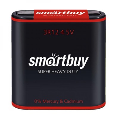 Батарейка солевая 3R12 4,5V Smartbuy (1/12)