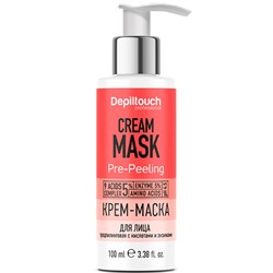 Depiltouch Крем-маска для лица предпилинговая с кислотами и энзимами 100 мл