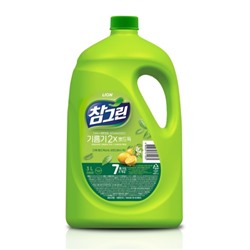 Жидкость для мытья посуды с ароматом зеленого чая LION Chamgreen 3.1kg bottle pump