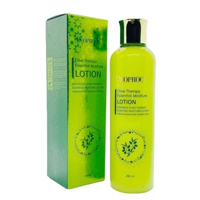 Увлажняющий лосьон для лица с экстратком оливы DEOPROCE OLIVE THERAPY ESSENTIAL MOISTURE LOTION