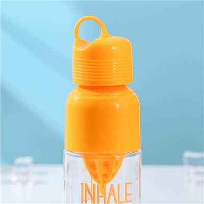 Бутылка «Сияние», 500 мл, 7×7×26 см, тритан, цвет МИКС