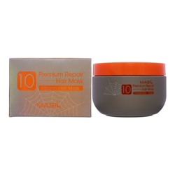 MASIL 10 PREMIUM REPAIR HAIR MASK Восстанавливающая маска для волос с комплексом из 10 протеинов 300мл