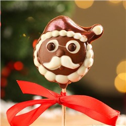 Шоколад фигурный на палочке "Дед Мороз", 30 г