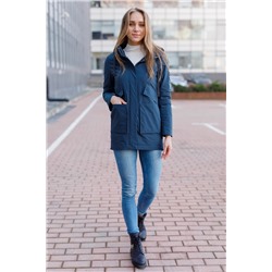 Женская куртка 2092-M149 синяя