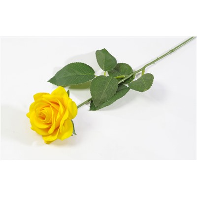 Роза с латексным покрытием открытая желтая