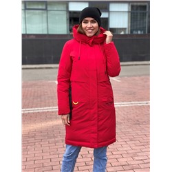 Женская зимняя куртка 8157 (А13) красная