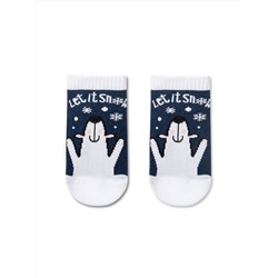 Носки детские CONTE-KIDS Новогодние носки «Let it snow»