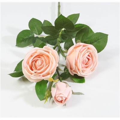 Ветка розы 3 цветка с латексным покрытием чайная роза