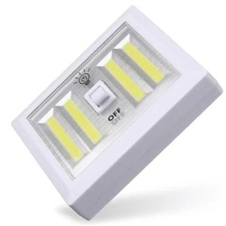 Фонарь настенный  4 led 12,2*9,5*2,6 см 4*ААА Baizheng (1/240)