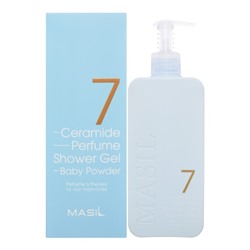 MASIL 7 CERAMIDE PERFUME SHOWER GEL BABY POWDER Парфюмированный гель для душа с керамидами с ароматом детской присыпки 500мл