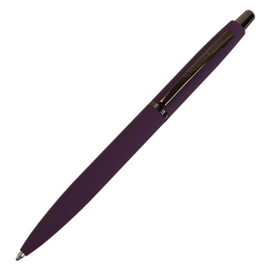 Ручка шариковая автоматическая San Remo 1.0 мм, металлический фиолетовый корпус, синий стержень, в тубусе