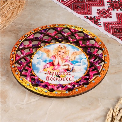 Тарелка конфетница "Ангел", 19,5×19,5см