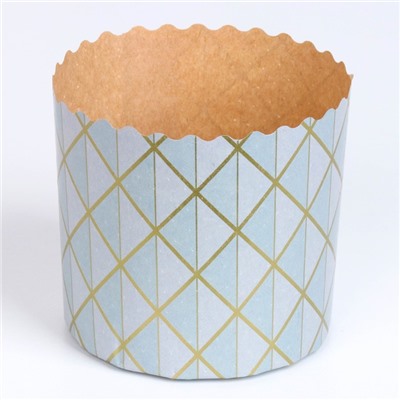 Форма бумажная для кекса, маффинов и кулича "Оригами" 90 х 90 мм