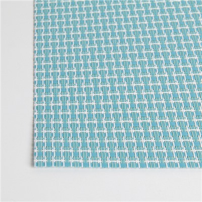 Салфетка сервировочная на стол «Плетение», 45×30 см, цвет голубой