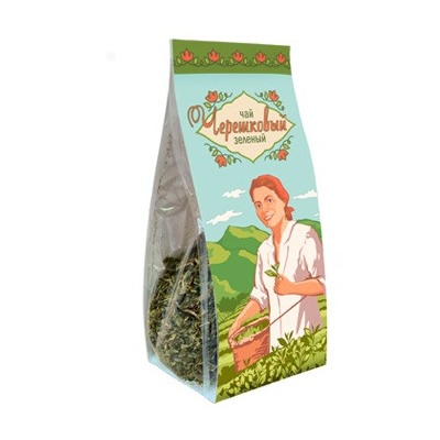 Чай краснодарский зеленый черешковый 75 гр