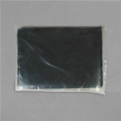 Плёнка полиэтиленовая, техническая, 100 мкм, чёрная, длина 10 м, ширина 3 м, рукав (1.5 × 2 м), Эконом 50%