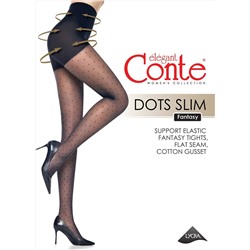 Колготки женские CONTE DOTS SLIM Колготки в точку с утягивающими шортиками