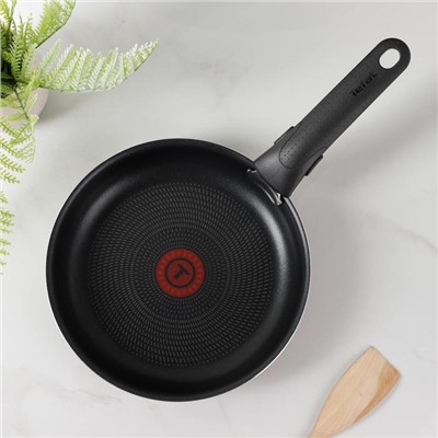 Набор посуды Tefal Ingenio Red 5, 3 предмета: сковороды 22 см, 26 см, съёмная ручка, цвет бордовый