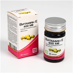 Витамин E 400 МЕ, 30 капсул