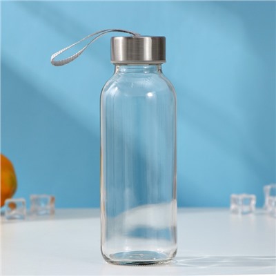 Бутылка для воды стеклянная в чехле «Лучшие друзья», 300 мл, h=16,5 см, рисунок МИКС
