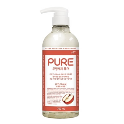 PURE APPLE BALM DISH DETERGENT Средство для мытья посуды с ароматом яблока 750мл