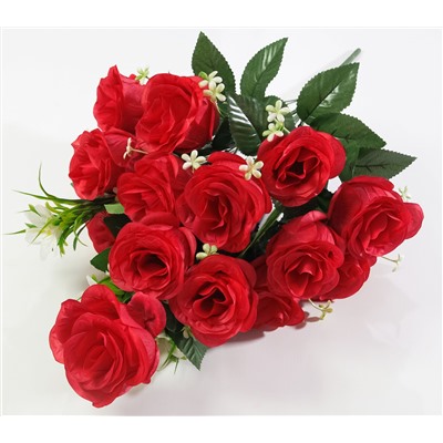 Букет розы с лилией "Ванда" 30 веток 30 цветков