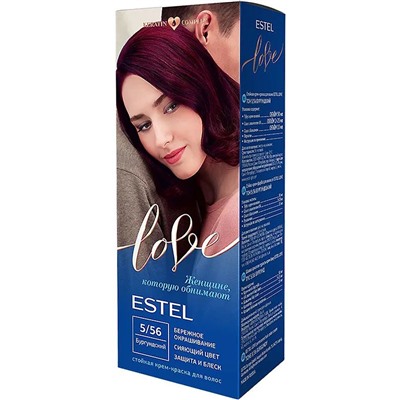 Estel LOVE Крем-краска для волос тон 5/56 бургундский