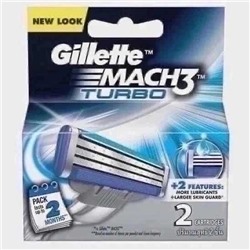 Gillette Mach3 / Turbo 2шт