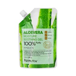 Увлажняющий успокаивающий гель для лица и тела с экстрактом FarmStay Moisture Soothing Gel Aloevera