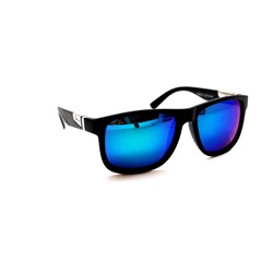 Распродажа солнцезащитные очки R 8215-1 черный матовый сине-зеленый