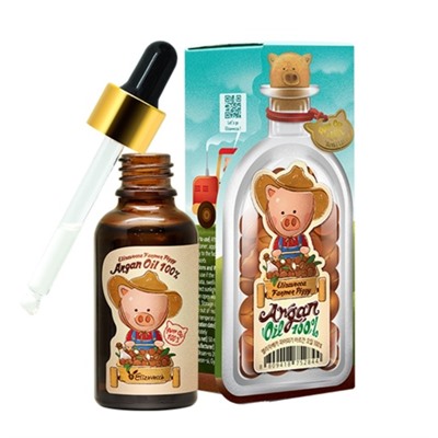 Elizavecca Farmer Piggy Argan Oil 100% Аргановое масло для лица, тела и волос